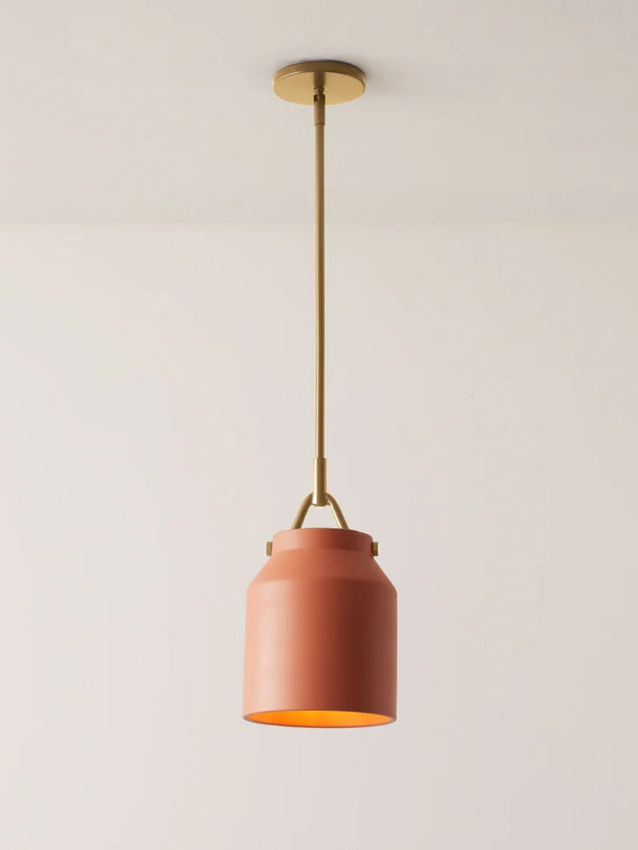Hanton Nordic Metal Henry Pendant Light - Minimalist Glass And Metal Shade