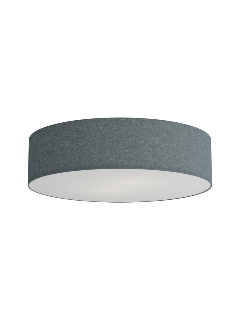 Soft Ceiling Lamp - Fabric & Acrylic Round Light for Ambient Glow