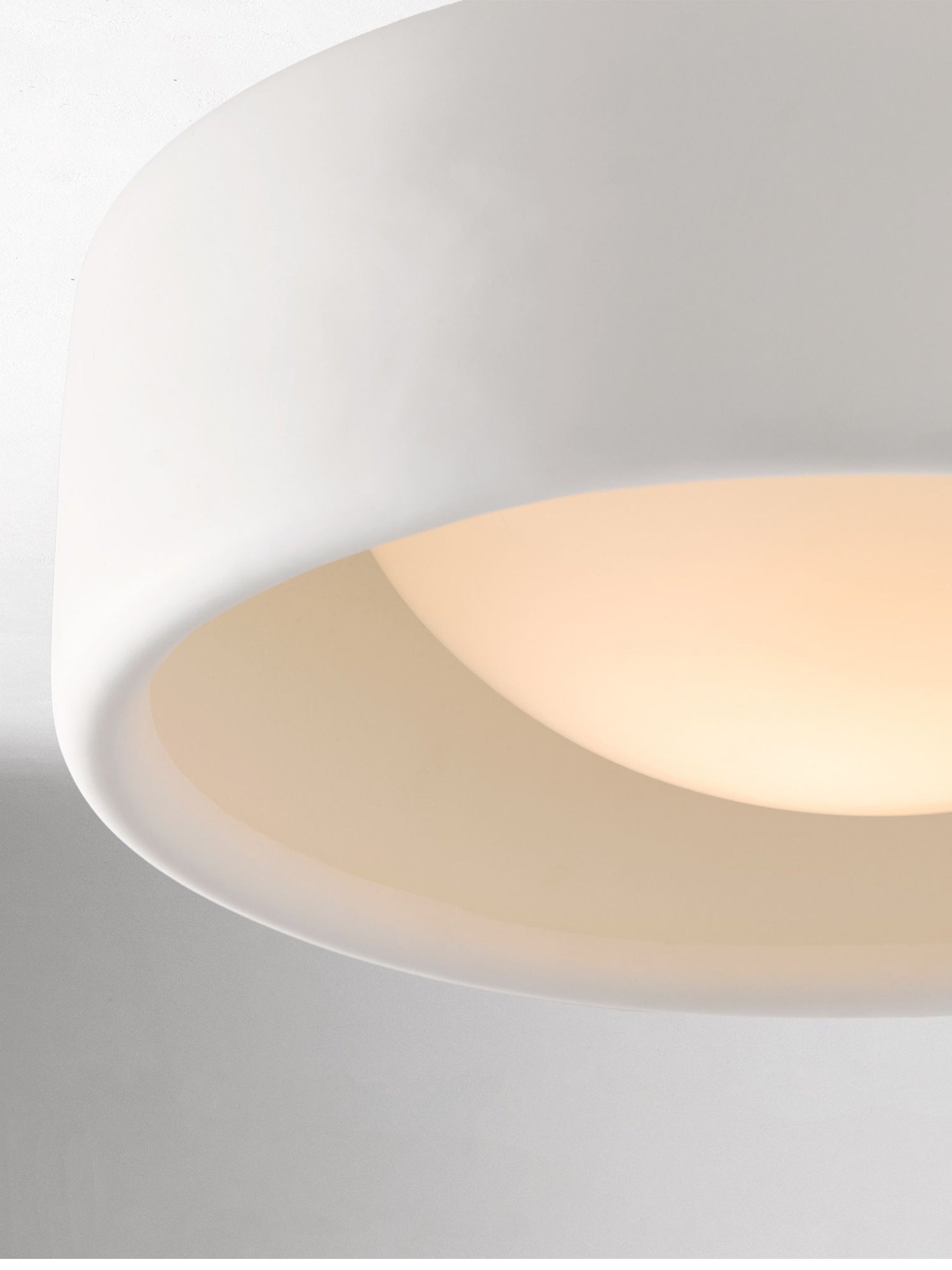 Cerova Porcelain Flush Mount Ceiling Light – Modern Low-Profile Fixture