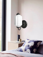 Load image into Gallery viewer, Vintage Milk Glass Sconce Bedside Hallway Eloise Wall Sconce
