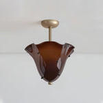 Bild in der Galerieansicht laden, Bellina Modern Sleek Decorative Glass Shade Design Ceiling Light for Living Room, Bedroom and Dining Areas
