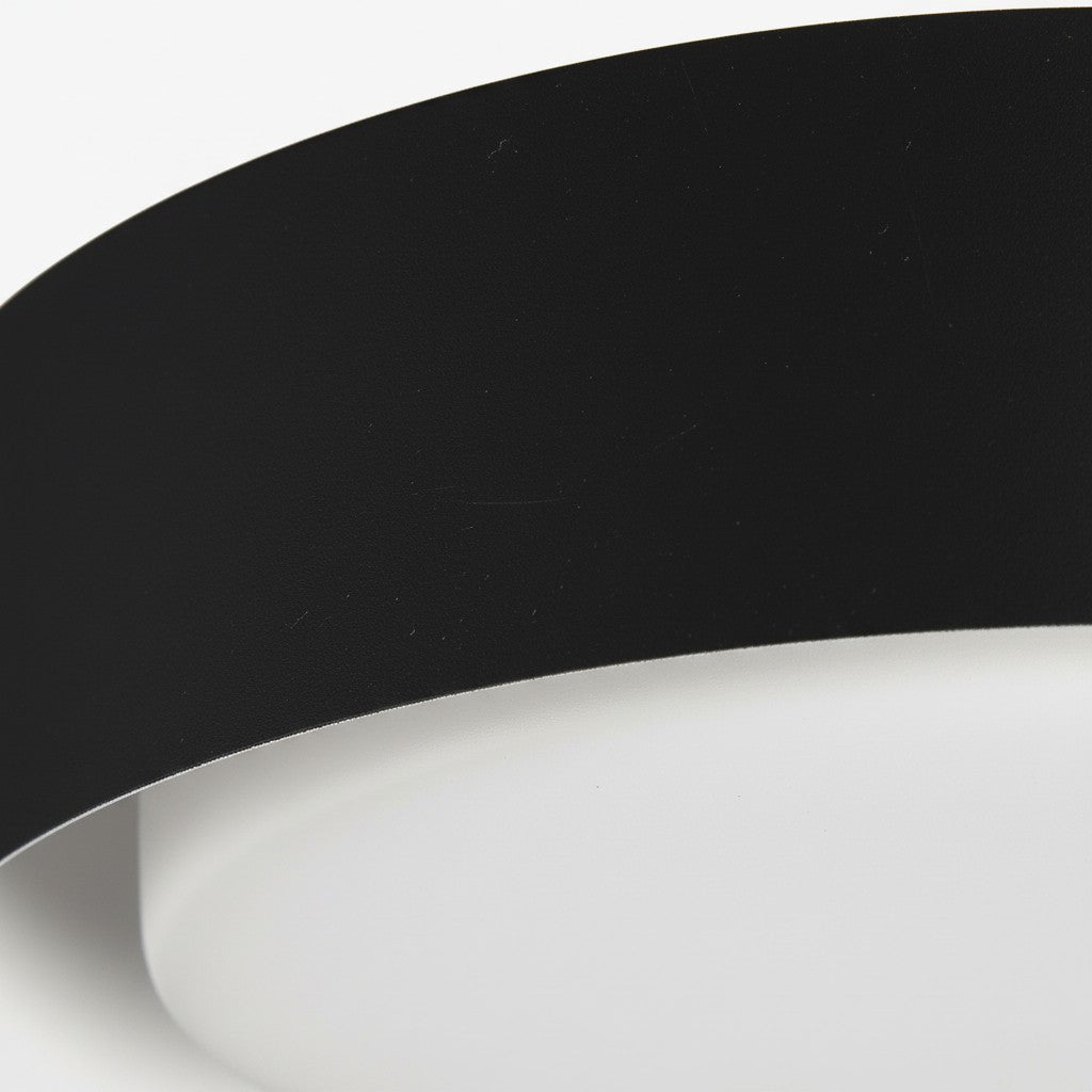 Plafonnier contemporain en métal Velcora – Luminaire élégant en forme de tambour pour chambre