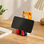Cargar imagen en el visor de la Galería, Wooden animal phone stand scene view