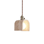 Load image into Gallery viewer, Alagusmo Minimalist Travertine Pendant Light