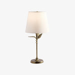 Load image into Gallery viewer, Roven Botanical Forged Metal Vintage Table Lamp - Rustic Accent for Living Room and Bedroom