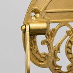 Load image into Gallery viewer, Close detail of brass side bracket and hinge
