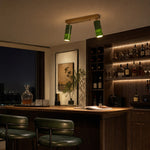 Load image into Gallery viewer, W-3433 natural jade ceiling light installed in a room