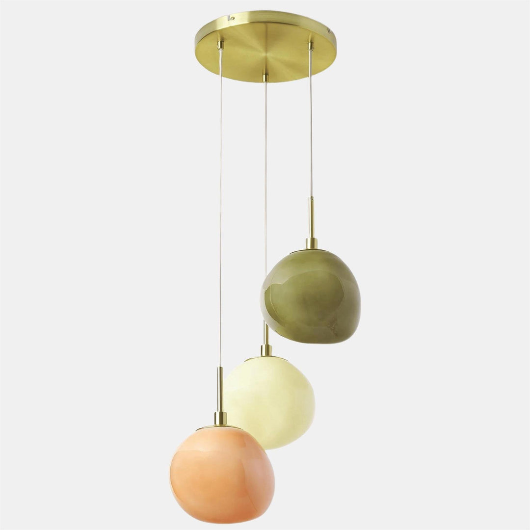 Suspension en verre opale Coloria – Design moderne et élégant pour salon, chambre et couloir