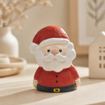 Cargar imagen en el visor de la Galería, Wooden Santa ornament styled on a holiday tabletop