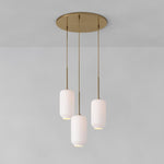 Load image into Gallery viewer, Lumivelle Pebble Glass Chandelier - 3-Light Modern Pendant Style
