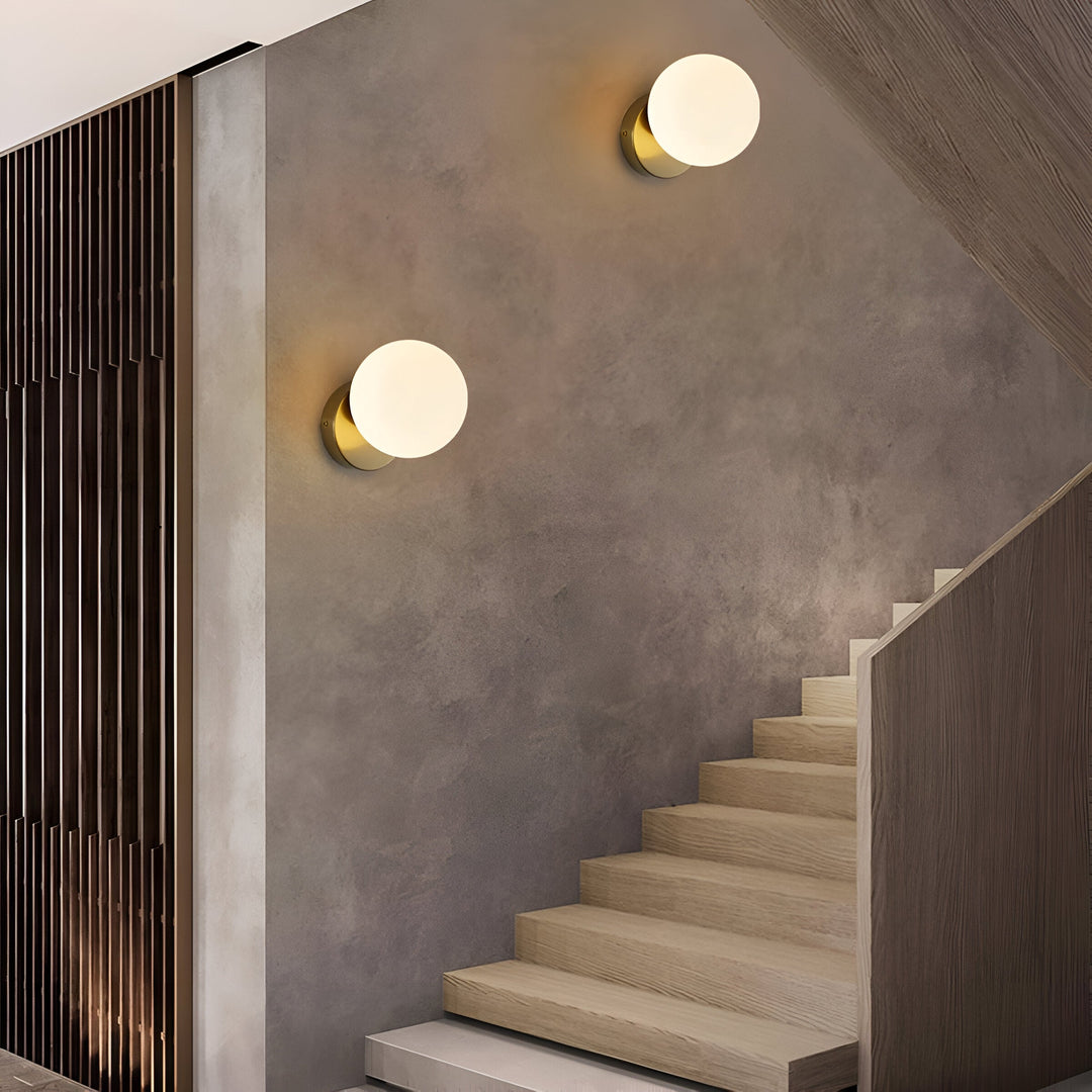 Arianne Nordic Glass Shade Wall Light