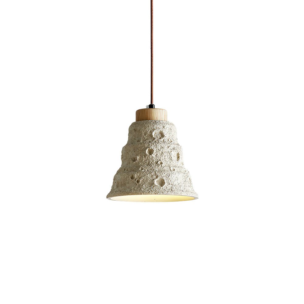 Japanese Wabi Sabi Cement Bell Shape Pendant Light M28