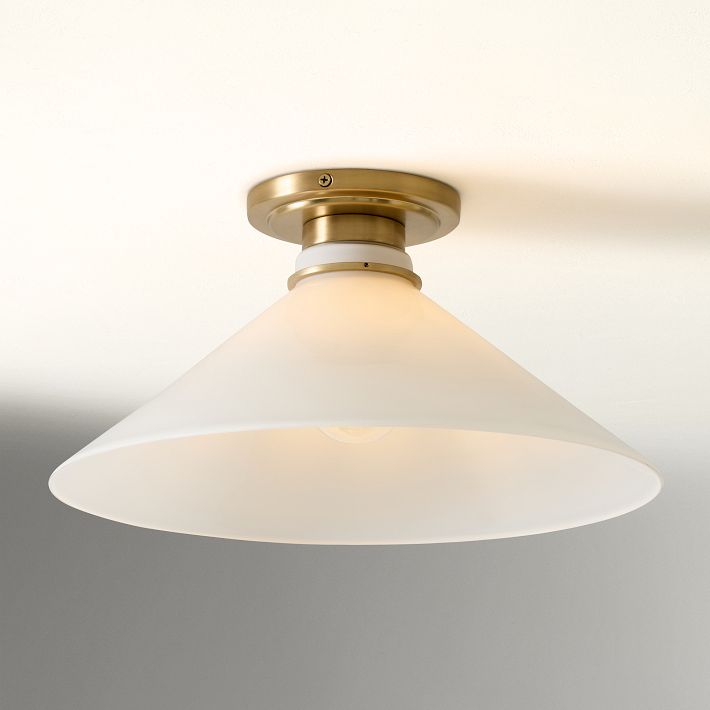 Aurenza Flush Mount: Lámpara de techo rústica con un diseño sencillo y elegante