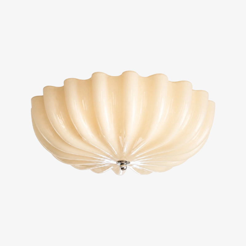 Durnic Cream Style Ceiling Light – Modern Flush Mount Lamp for Bedroom Dining Room