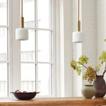 Load image into Gallery viewer, Cerova Contemporary Minimalist and Elegant Pendant – Ivory Porcelain Shade Light for Kitchen Island &amp; Bedroom
