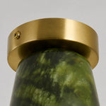 Charger l'image dans la visionneuse de galerie, brushed gold metal ceiling cap detail