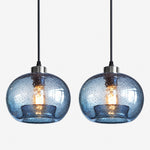 Charger l'image dans la visionneuse de galerie, Modern Rustic Glass Pendant Light for Dining Room