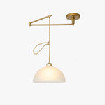 Load image into Gallery viewer, Gold Style D glass dome pendant