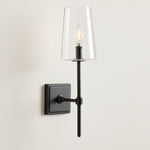 Load image into Gallery viewer, Derlina Clear Glass Sconce - Elegant Single To Triple Vanity Sconce

