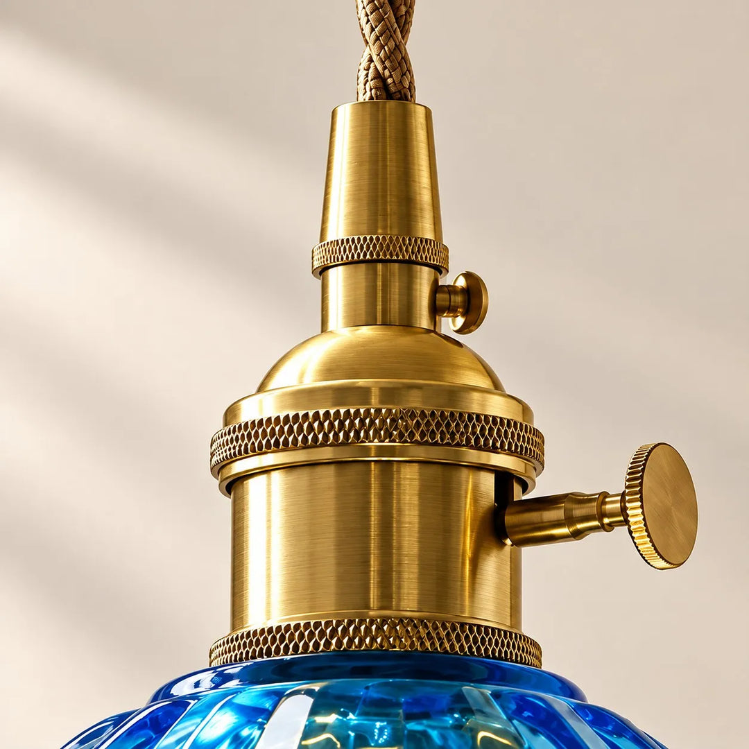Nordic Colorful Flower Glass Pendant Lamp