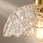 Load image into Gallery viewer, Nordic Rippled Textured Glass Ceiling Light
