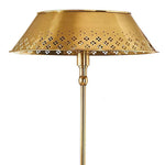Load image into Gallery viewer, Auriglow Retro Perforated Floor Lamp - Brass Living Room Accent Light
