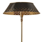 Load image into Gallery viewer, Auriglow Retro Perforated Floor Lamp - Brass Living Room Accent Light

