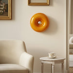 Charger l'image dans la visionneuse de galerie, Lampe de table et murale Halorentis Bauhaus Donut – Éclairage moderne sculptural pour espaces de vie N11