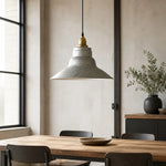 Load image into Gallery viewer, Vintage industrial pendant lamp above a dining table