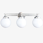 Charger l&#39;image dans la visionneuse de galerie, Glorica Glass Contemporary Vanity Light - 3 Light Globe Bathroom Fixture Opal Glass
