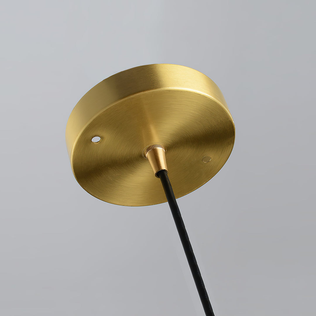 Lámpara colgante de cúpula de alabastro