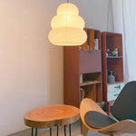 Bild in Gallery-Viewer laden, Beige Mulberry Paper Swag Pendant Light