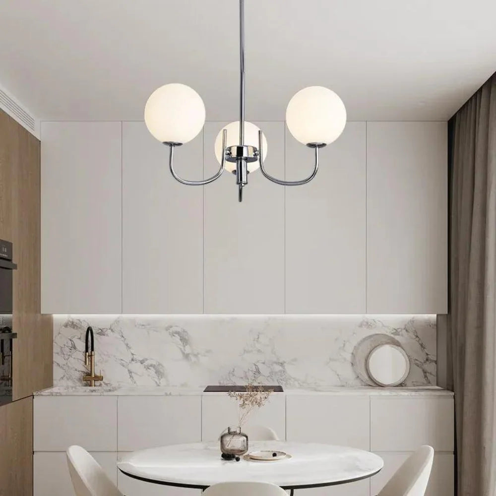 Candelabro Moderno Marshmallow de Vidrio