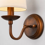 Cargar imagen en el visor de la Galería, Close view of the curved arm and antique bronze finish