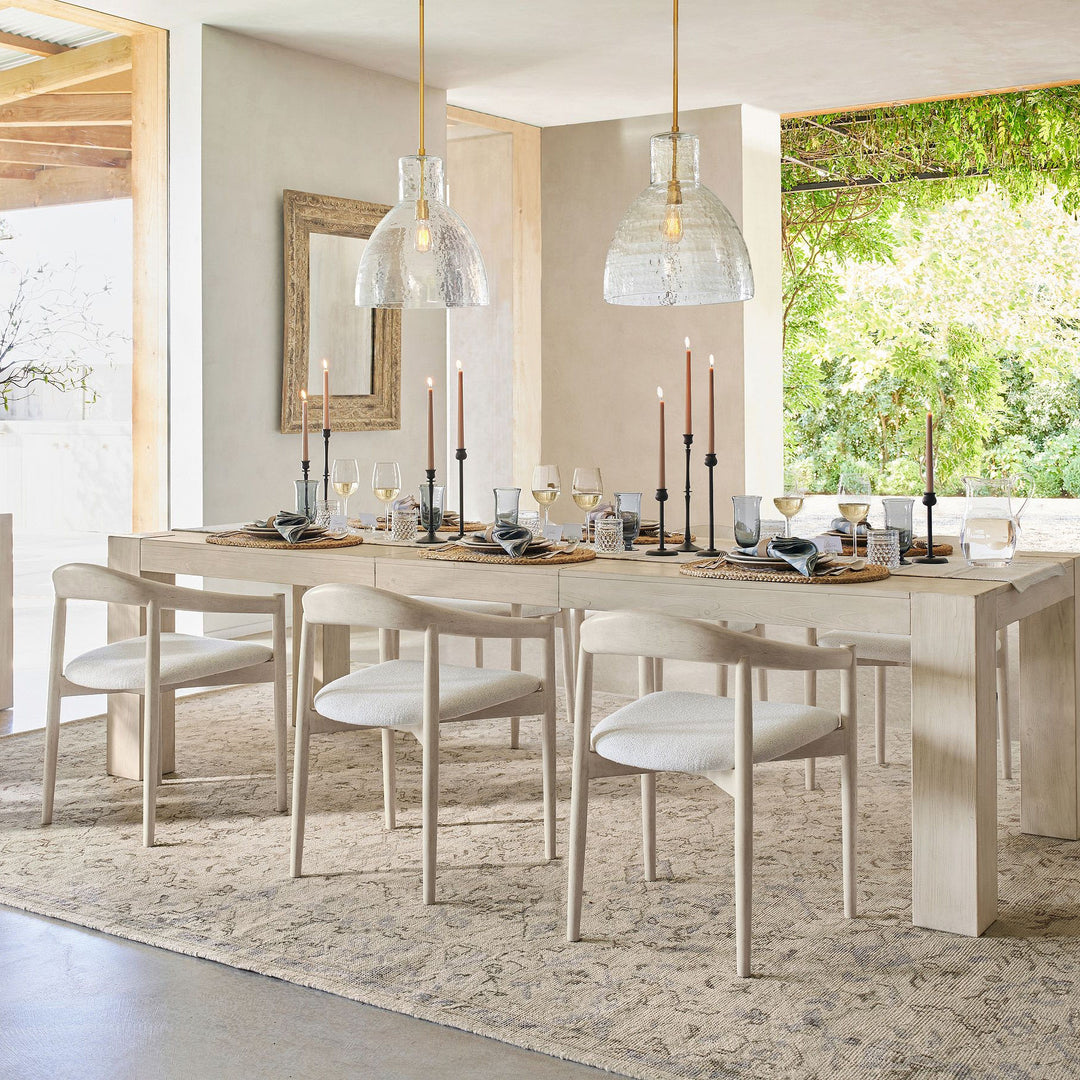 Colección de lámparas colgantes de cristal Glavira: vidrio reciclado para la cocina