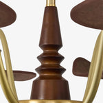 Charger l'image dans la visionneuse de galerie, Lustre multi-bras Solvane avec abat-jours en verre - Éclairage décoratif rétro pour salle à manger