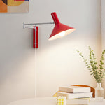 Cargar imagen en el visor de la Galería, Aplique de pared de metal blanco con brazo ajustable
