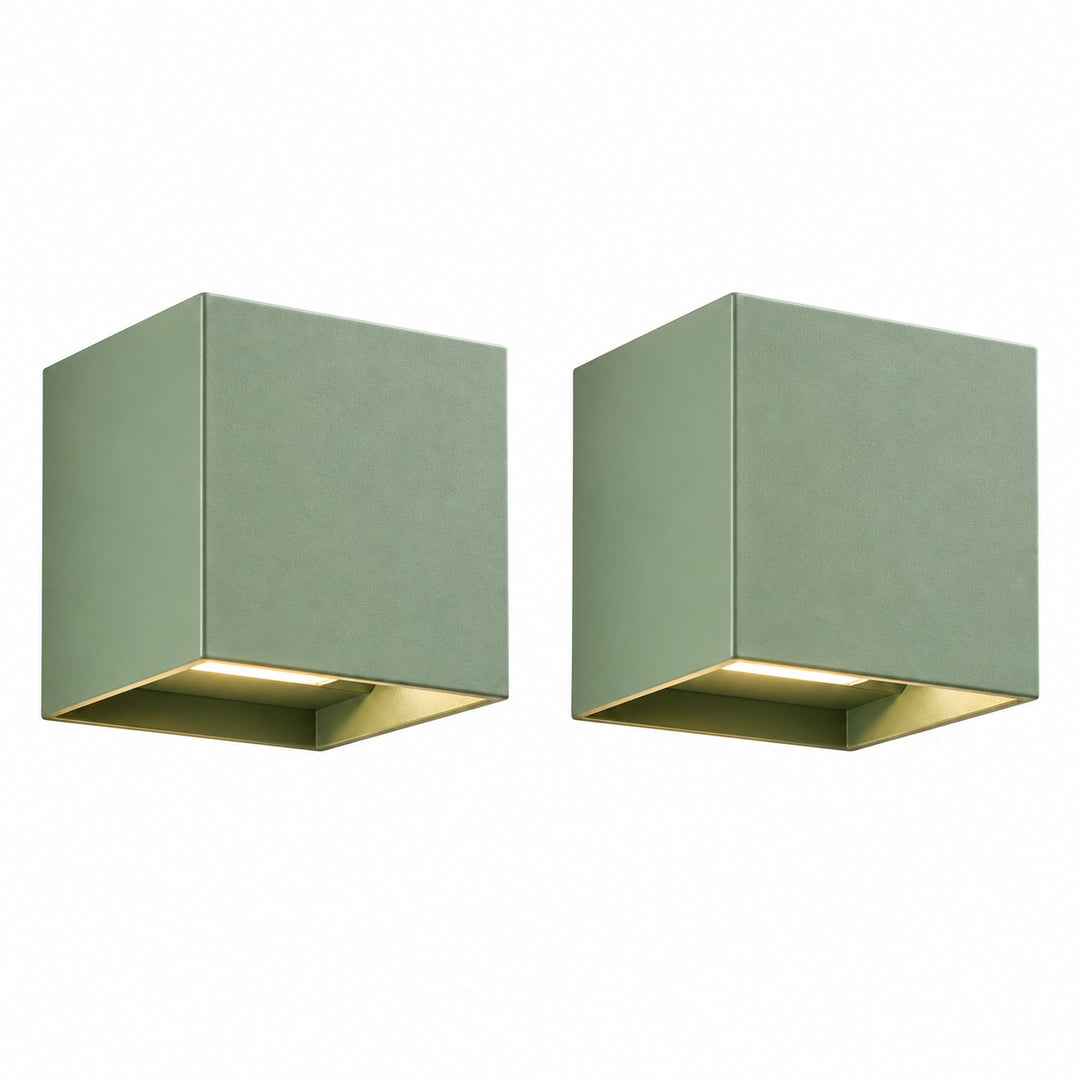 Beam Shaping Open Flap Aluminium Wall Light