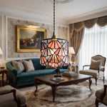 Load image into Gallery viewer, Vintagia Artistic Stained Glass Pendant Light - Vintage Tiffany Style for Kitchen Island