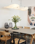 Charger l'image dans la visionneuse de galerie, White Silk Cloth Plug-In Pendant Lamp