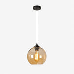 Charger l'image dans la visionneuse de galerie, Smoky Gray Glass Globe Pendant Light