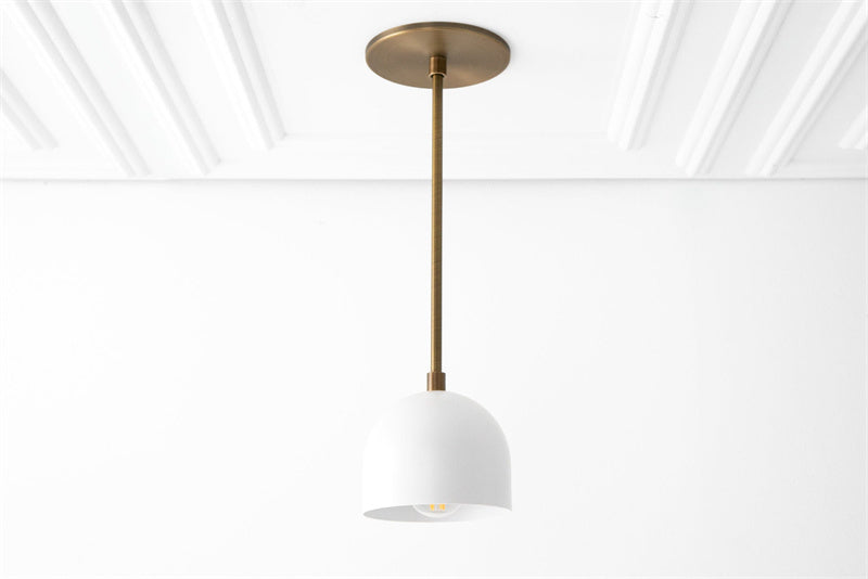 Suspension Farmhouse – Suspension Vanity avec dôme coloré