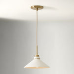 Charger l&#39;image dans la visionneuse de galerie, Aurenza Modern Farmhouse  Cone Pendant Light – Dimmable Kitchen and Entryway Lighting
