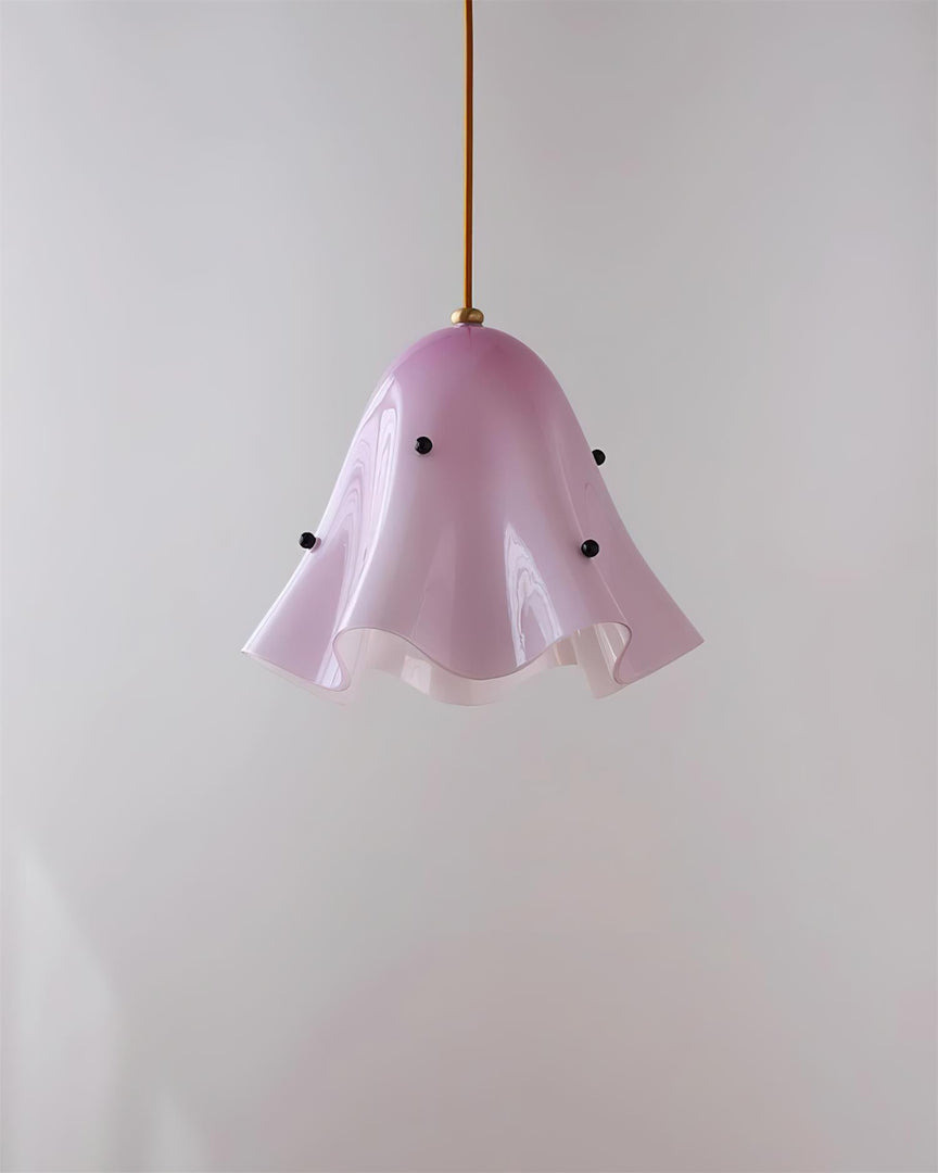 Bellina Wave-Edge Glass Pendant Lamp — Organic Contemporary Style for Dining & Living