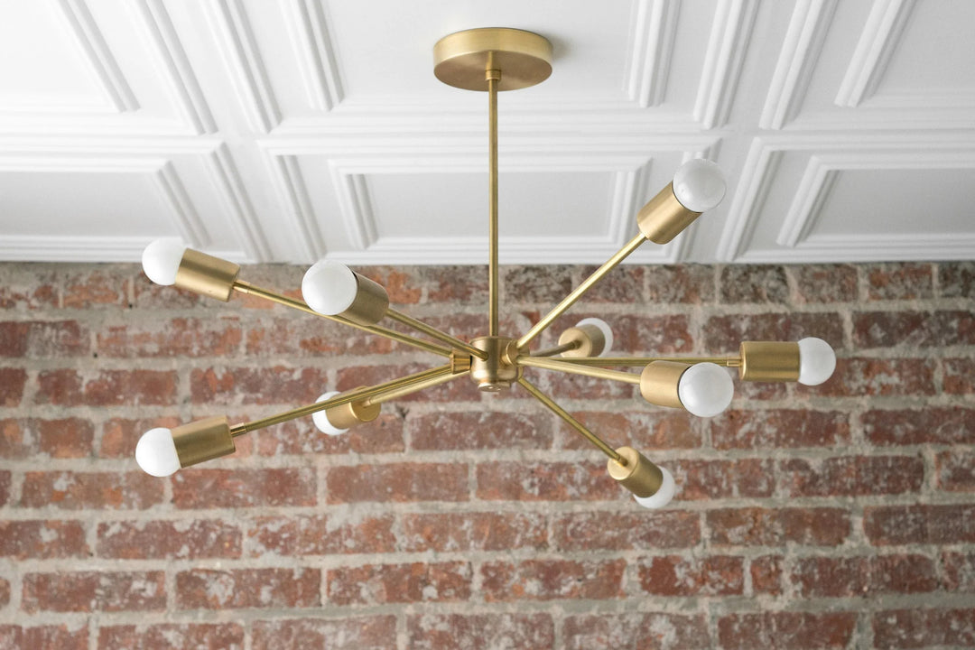 Lustre moderne Mobilux Line - Plafonnier milieu du siècle