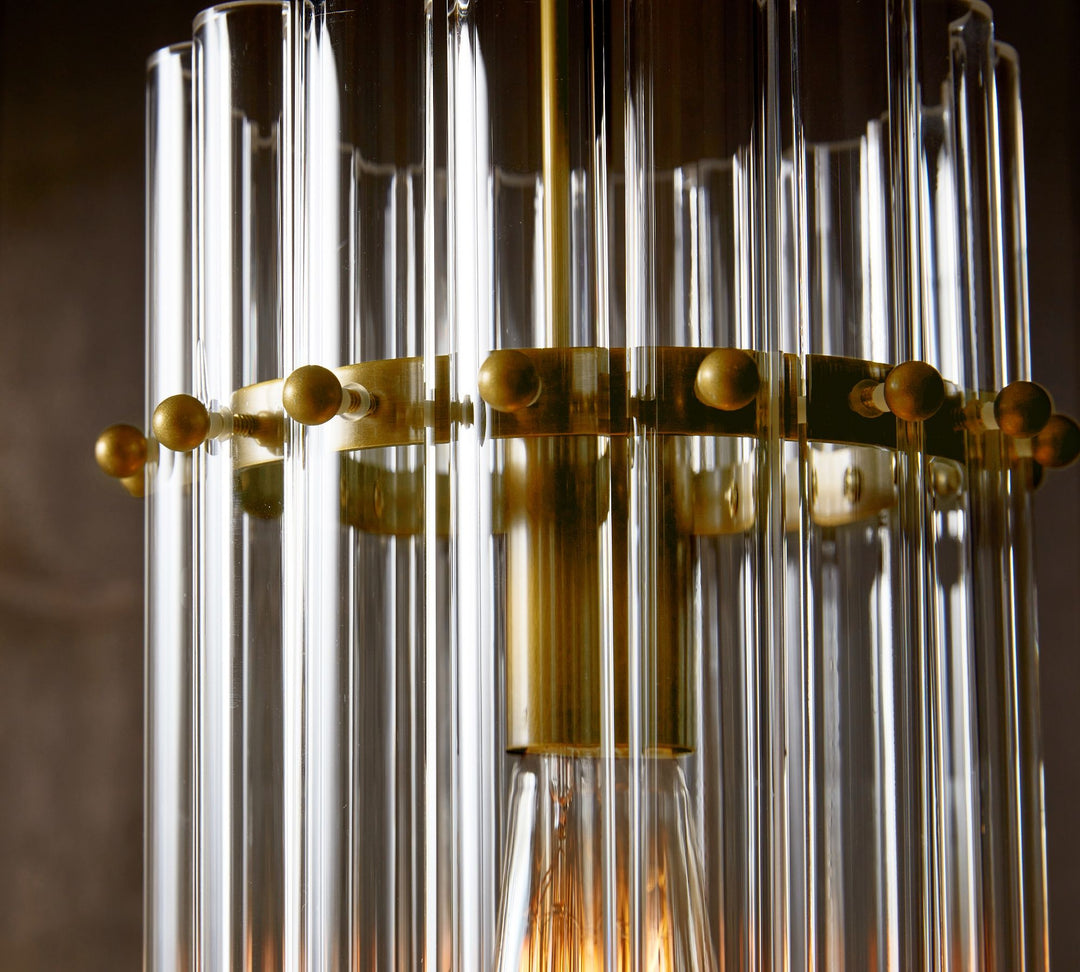 Lámpara colgante de cristal Lumora: estilo moderno de araña de cristal
