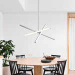 Load image into Gallery viewer, Voro Led Rod Chandelier - Linear Sputnik Modern Minimalist Lighting
