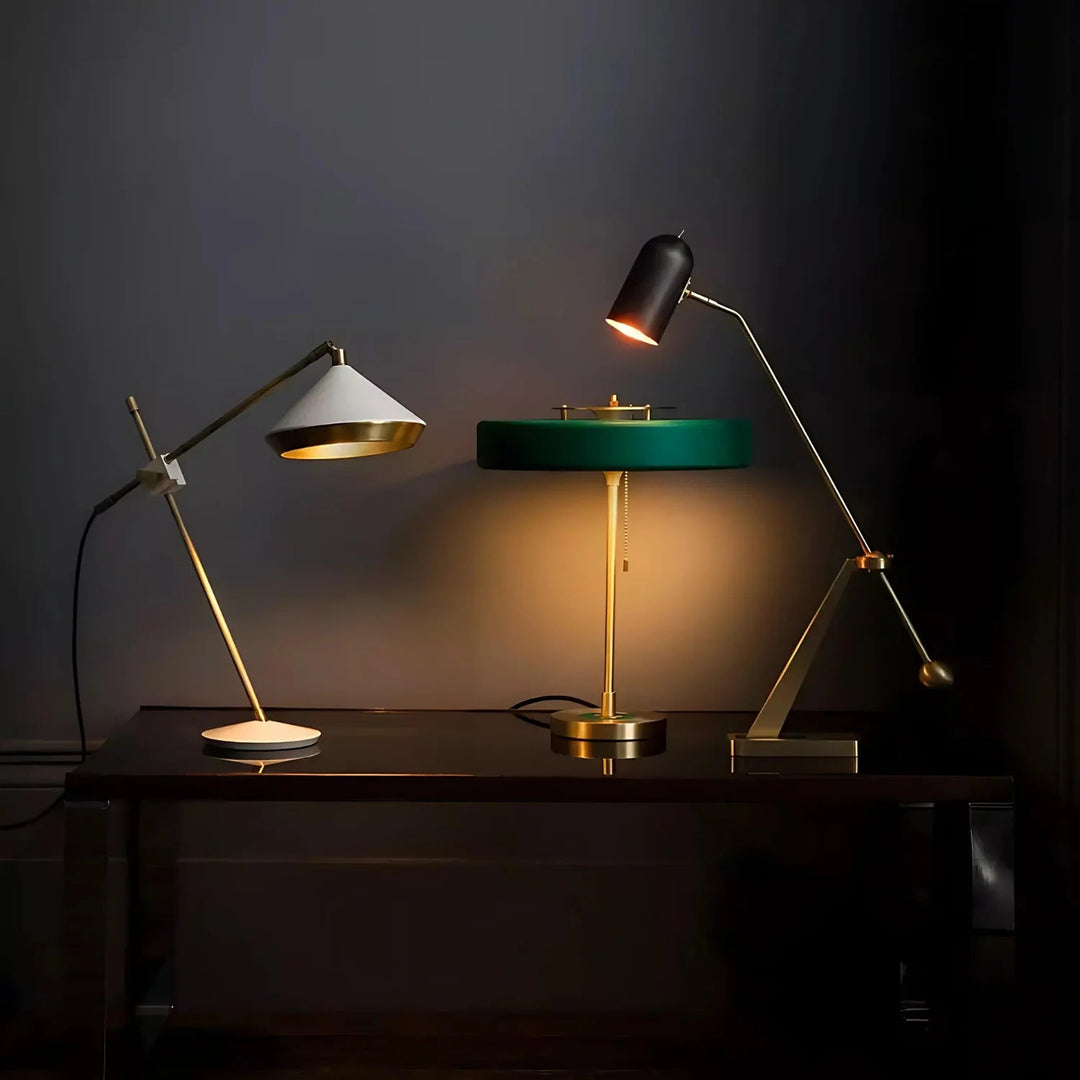 Lampe de table minimaliste en métal Radiant Tower of Light
