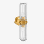 Cargar imagen en el visor de la Galería, Ridged Shade Armed Cup Metal Plate Wall Light