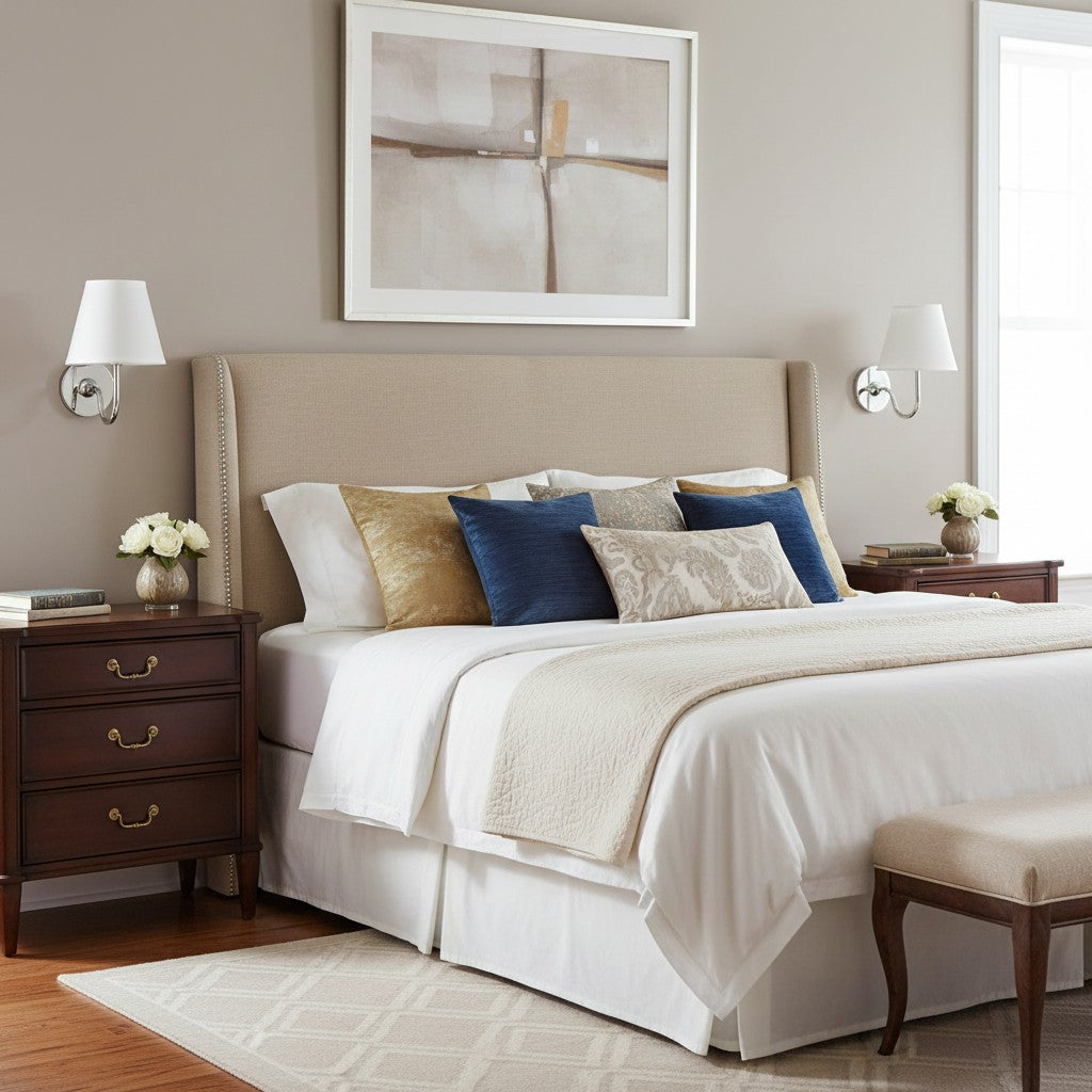 Luvora Fabric Shade Wall Sconce with Drum Shade - Classic Pleated Sconce Light